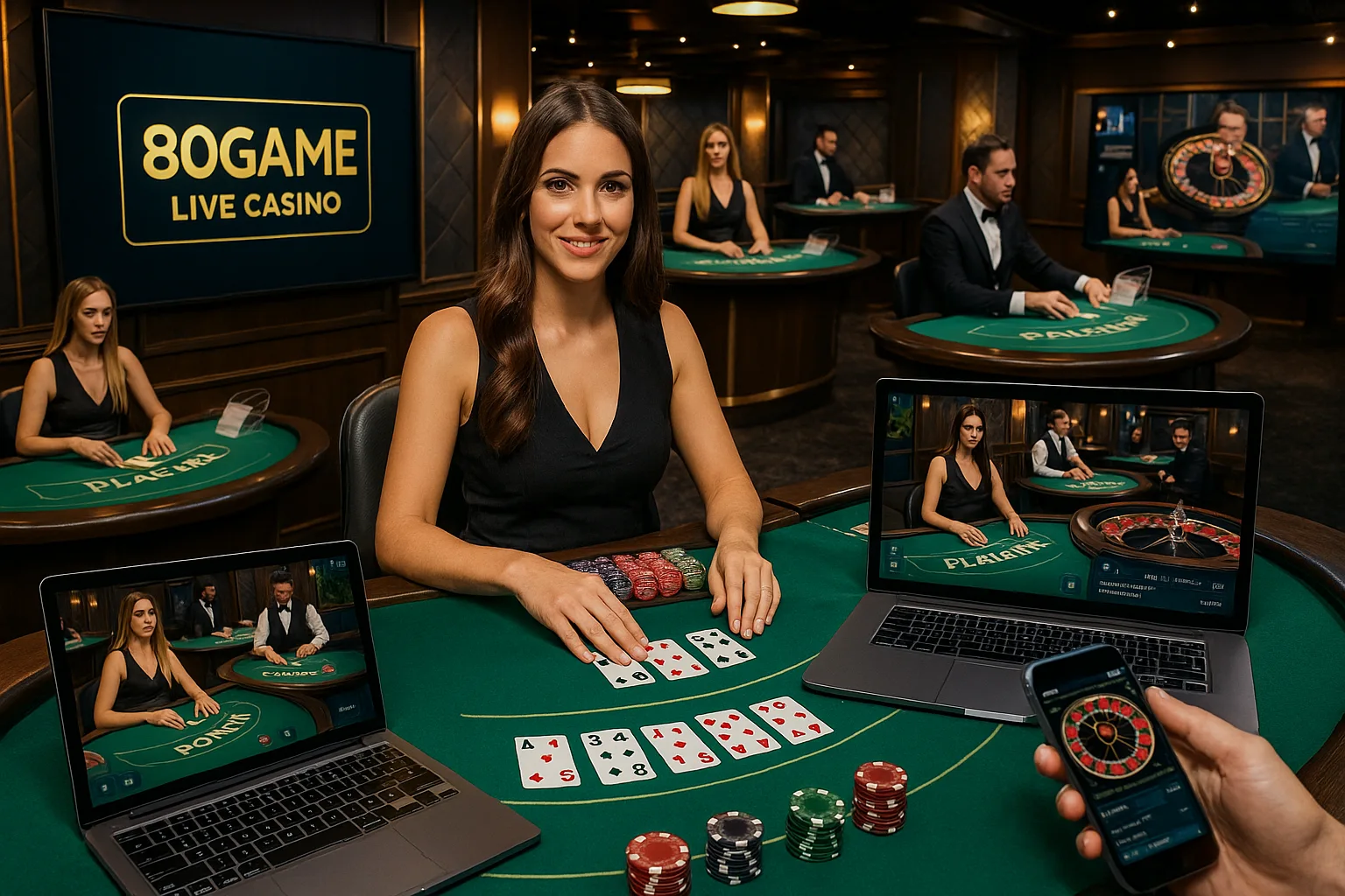 O 80GAME Live Casino lança promoções regularmente