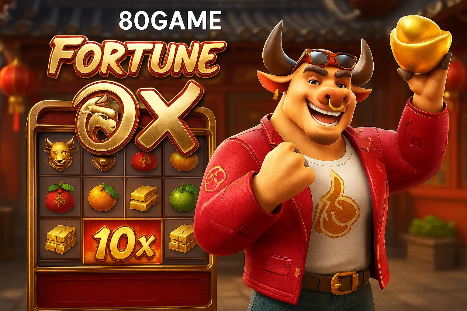 Fortune Ox no 80GAME - Aposte Agora e Reivindique Seus Ganhos