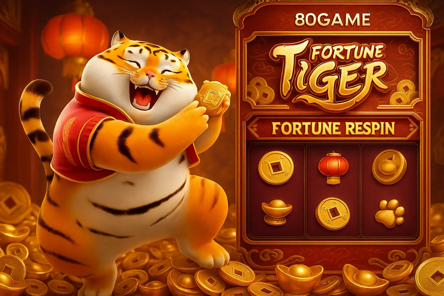 Fortune Tiger é um jogo imperdível no 80GAME Casino